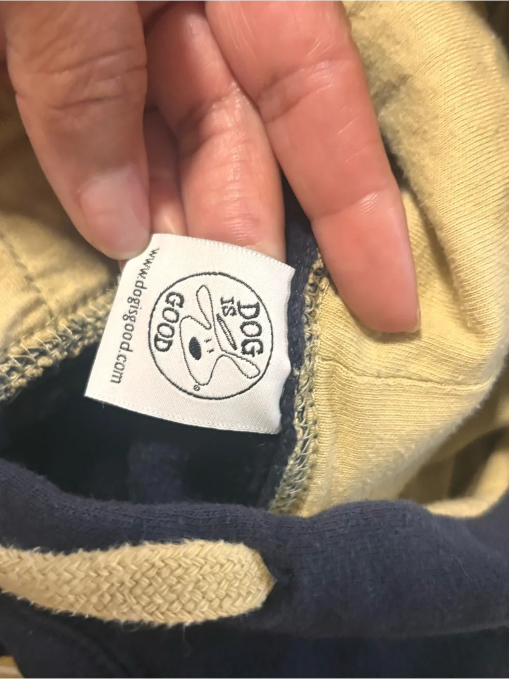 Dog Is Good classic navy